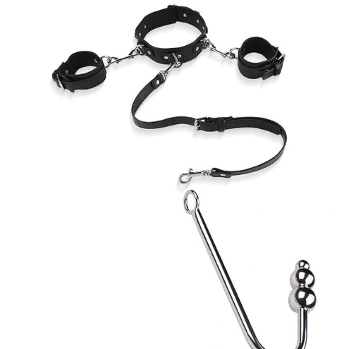 with Beaded 5334 Elegant Cuffs Anal Collar Hook and 0807